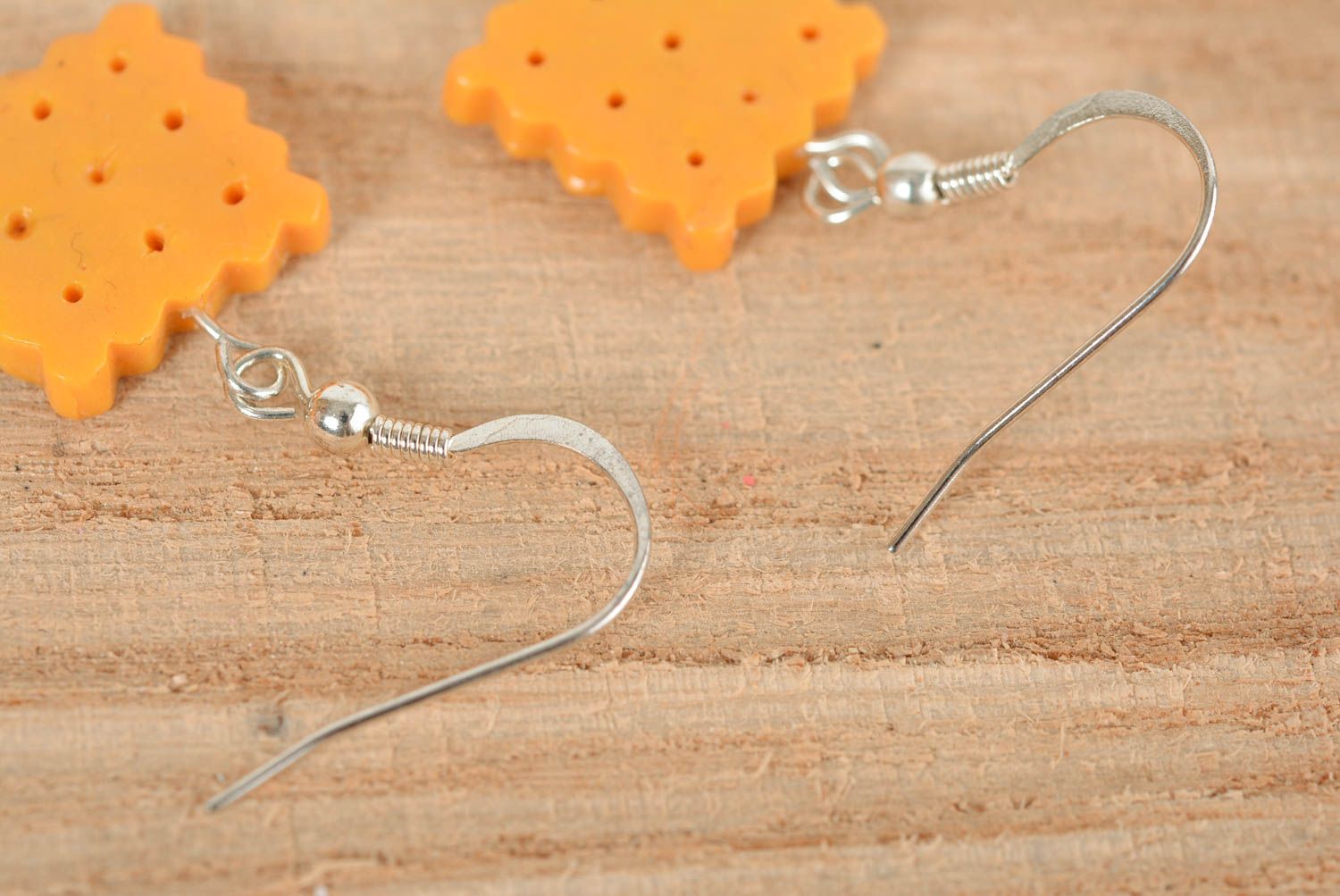 Handmade earrings dangling earrings designer jewelry polymer clay gifts for kids photo 4