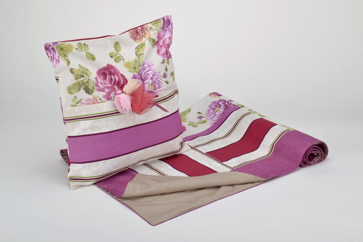 Handmade bed linen set photo 1