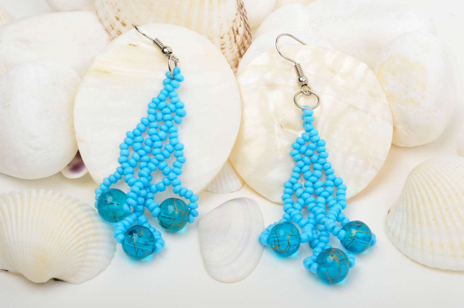 Handmade earrings designer earrings beaded earrings for women gift ideas photo 1