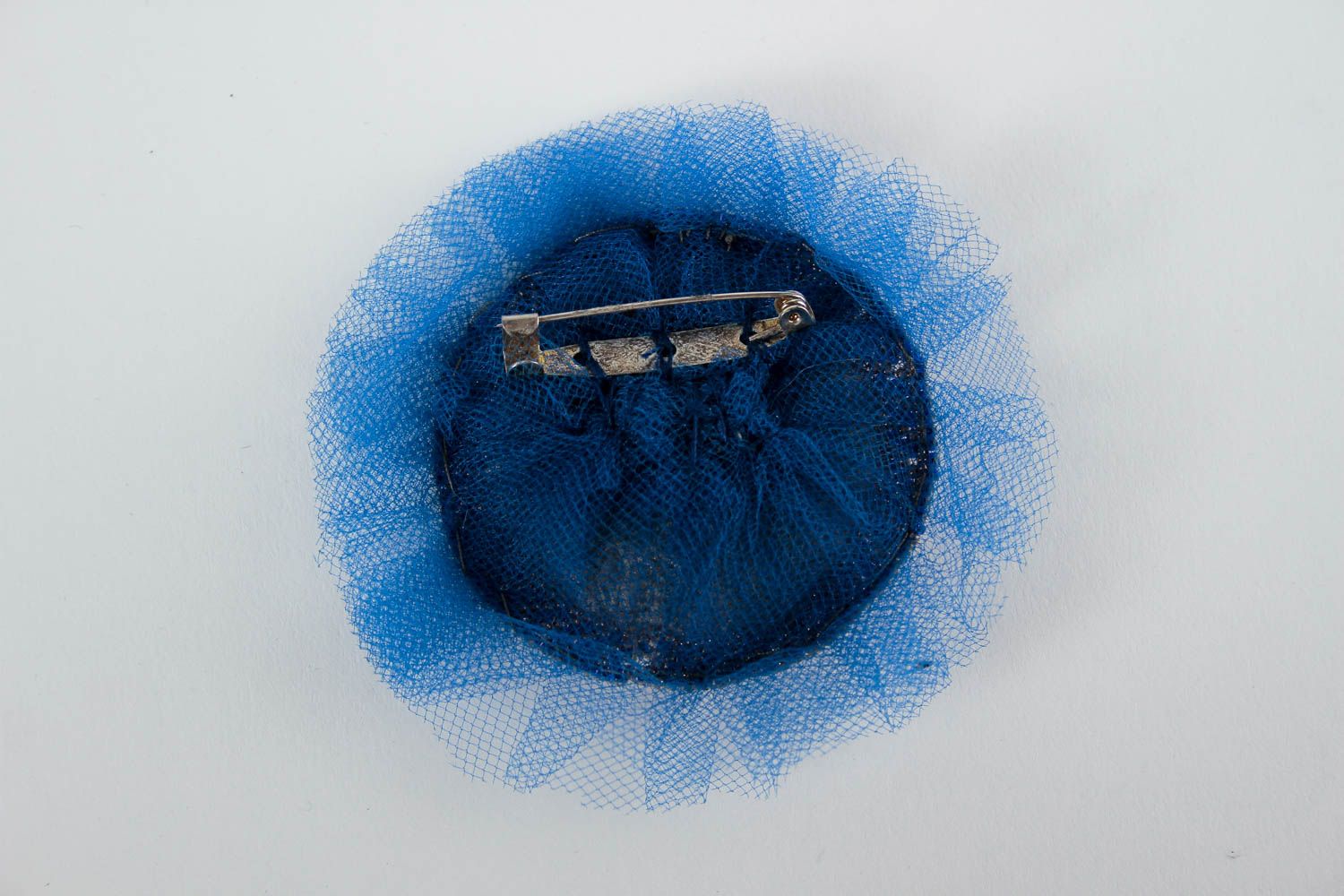 Beautiful handmade brooch beaded brooch fashion brooch blue brooch gift for girl photo 3