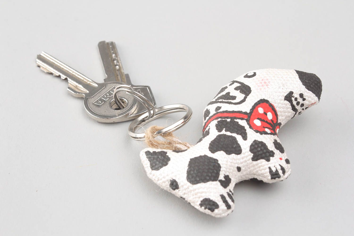 Beautiful soft keychain Dalmatian photo 1