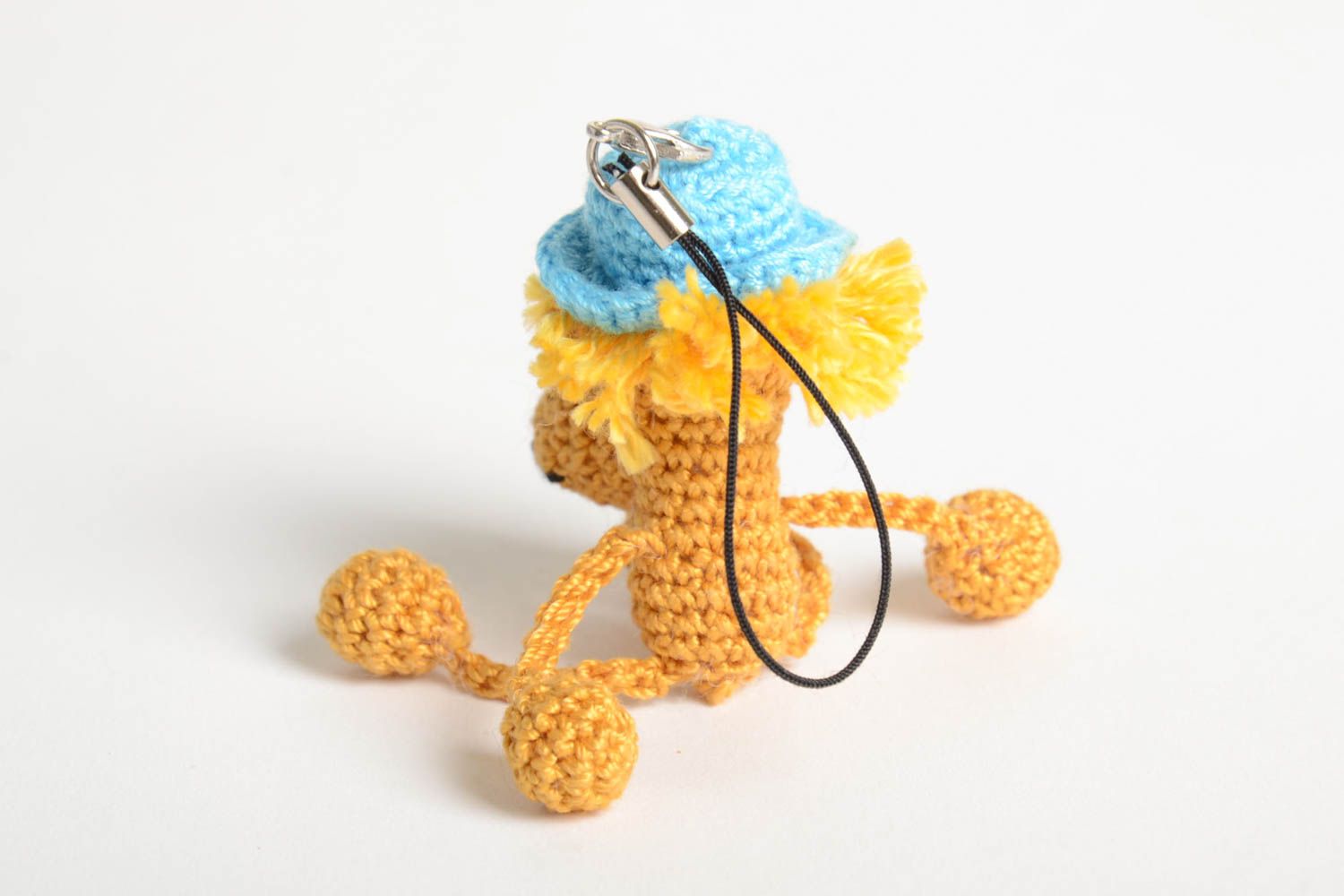 Beautiful handmade crochet keychain soft toy phone charm gifts for kids photo 4