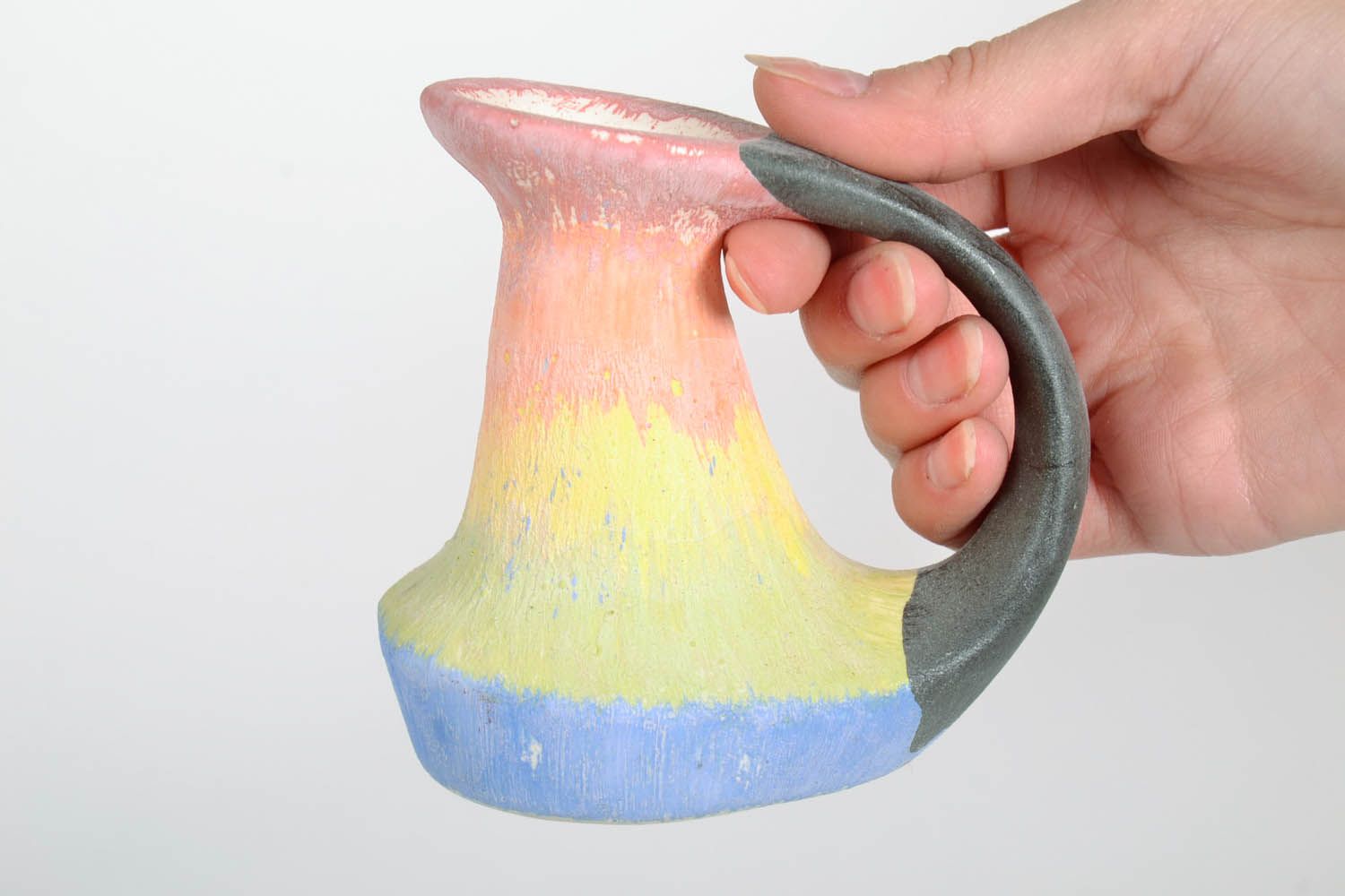 10 oz clay multicolored jug 0,32 lb photo 2