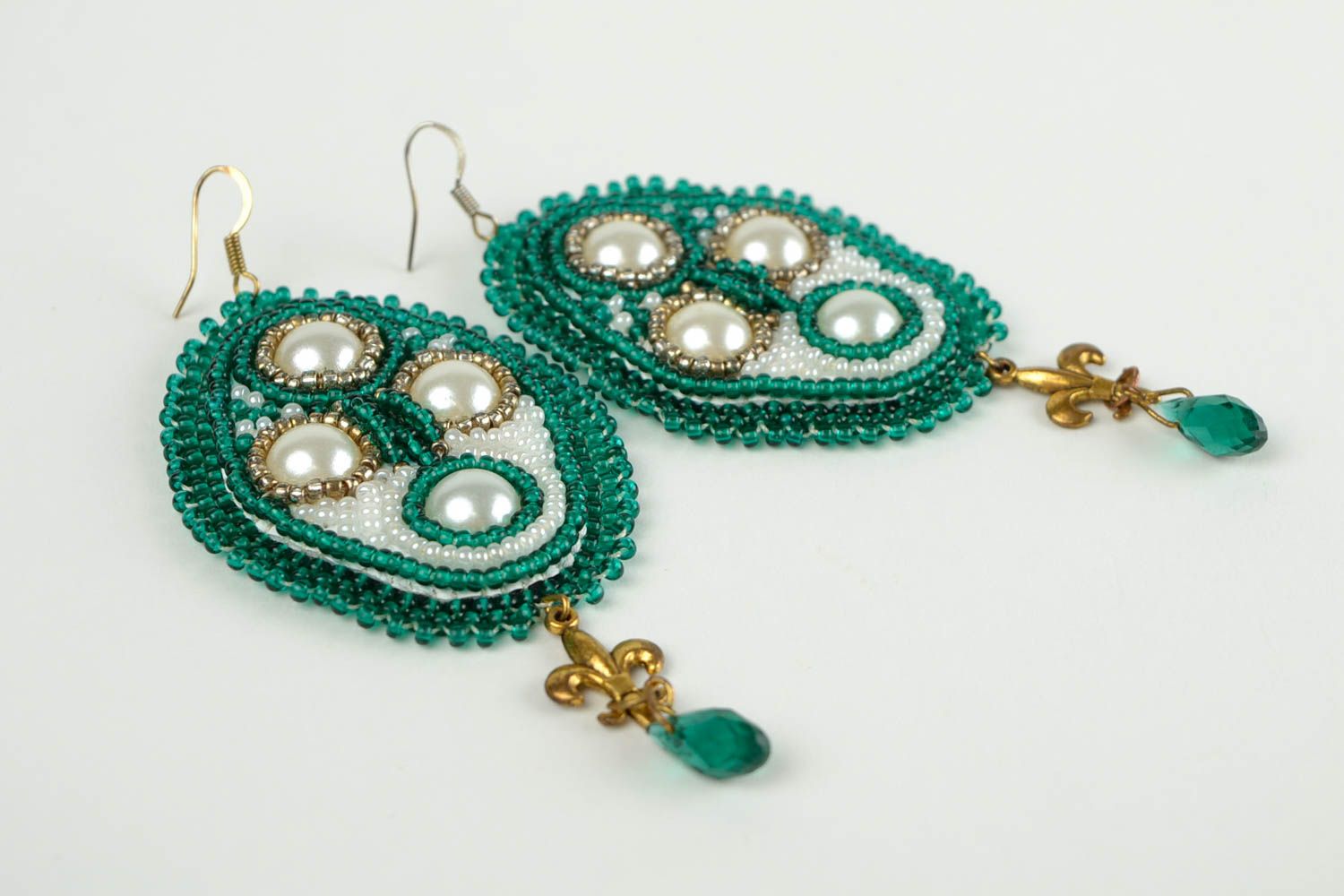 Beautiful handmade beaded earrings beautiful jewellery unusual gifts for her photo 3