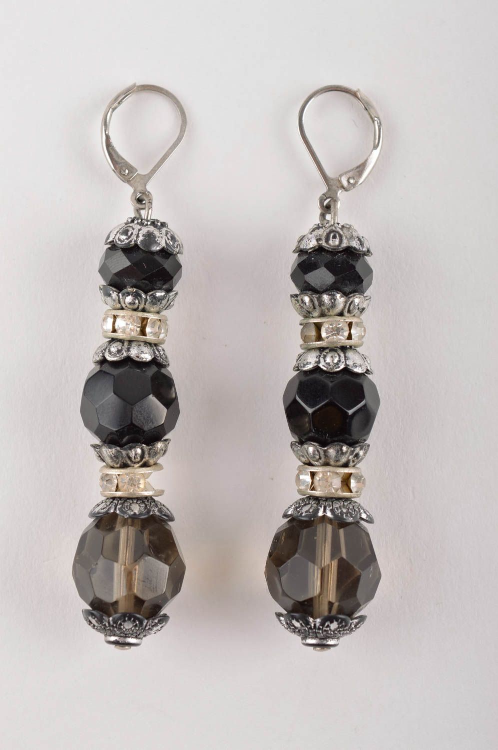 Long earrings handmade beaded jewelry designer earrings best gifts for women photo 3