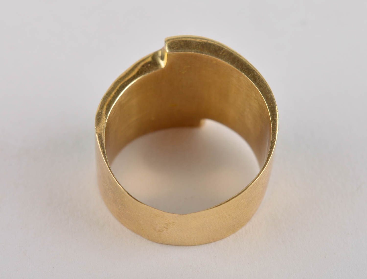 Изумрудное кольцо ручной работы бижутерия кольцо из меди женское кольцо нарядное фото 5