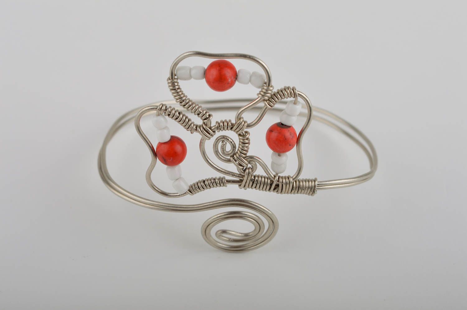 Handmade jewelry metal bracelet unique jewelry designer accessories cool gifts photo 2