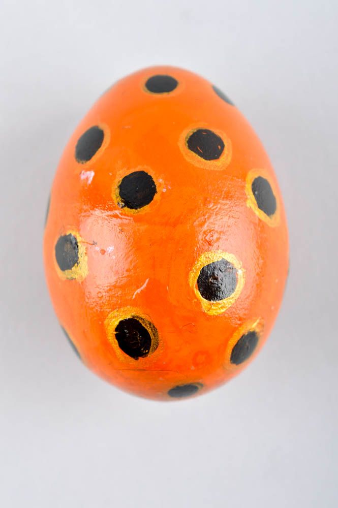 Huevo de madera hecho a mano decoración para Pascua regalo original de navidad foto 2