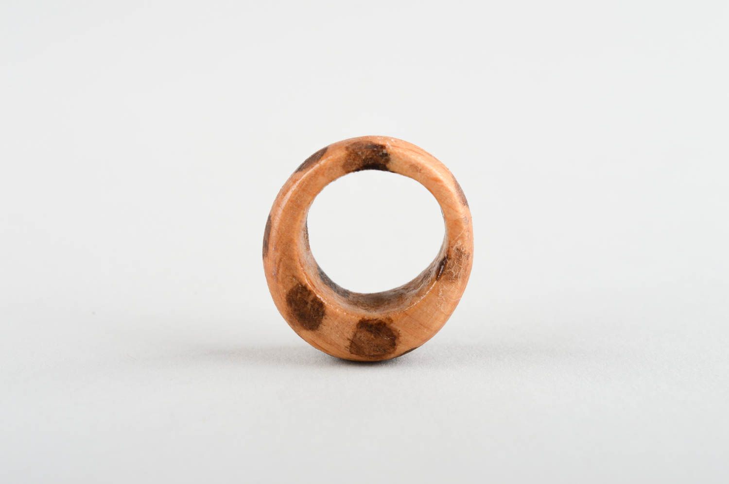 Unusual handmade wooden ring wood craft fashion accessories gifts for her photo 5