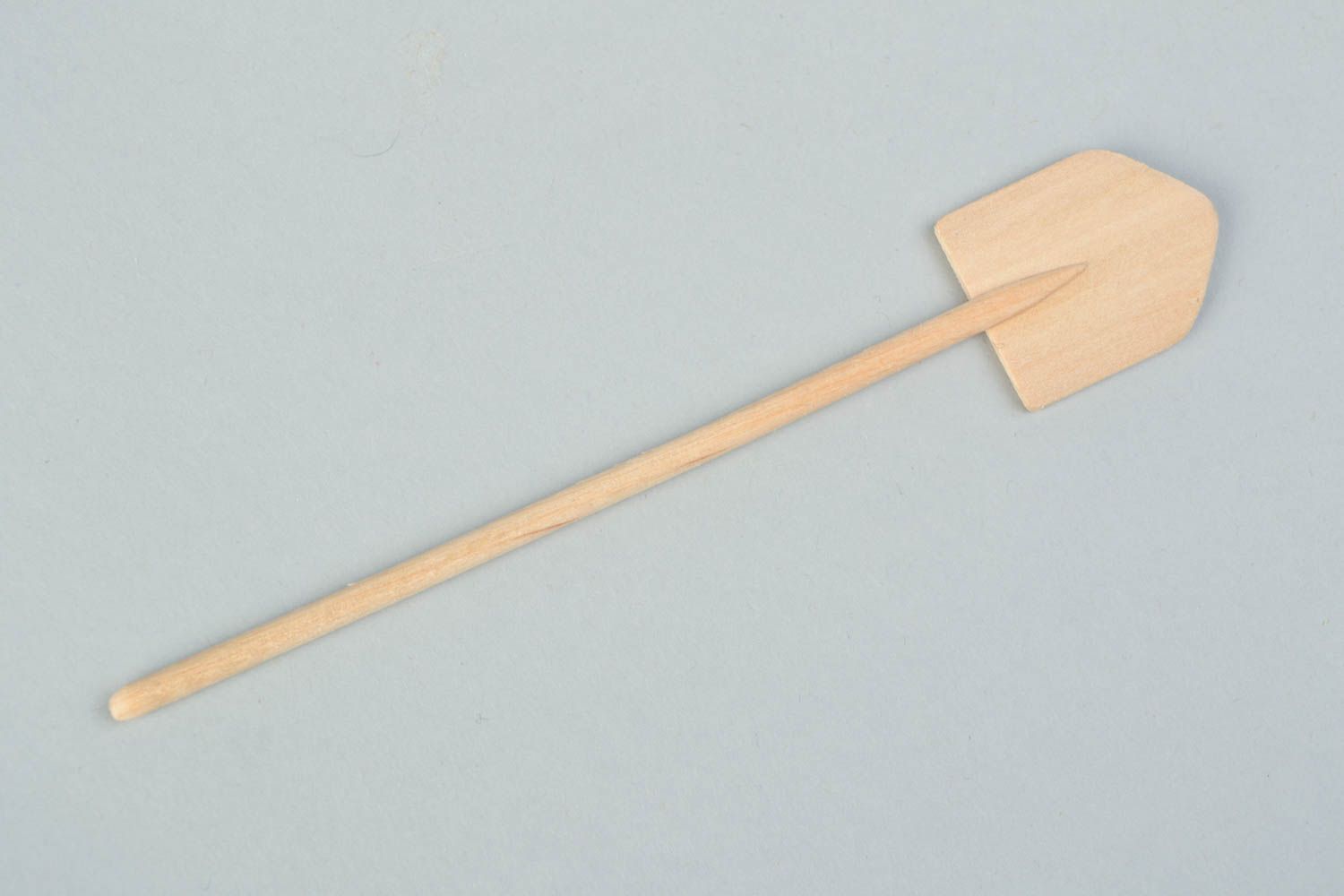 Маленькая деревянная лопатка заготовка под роспись декор для вазонов или кукол фото 3