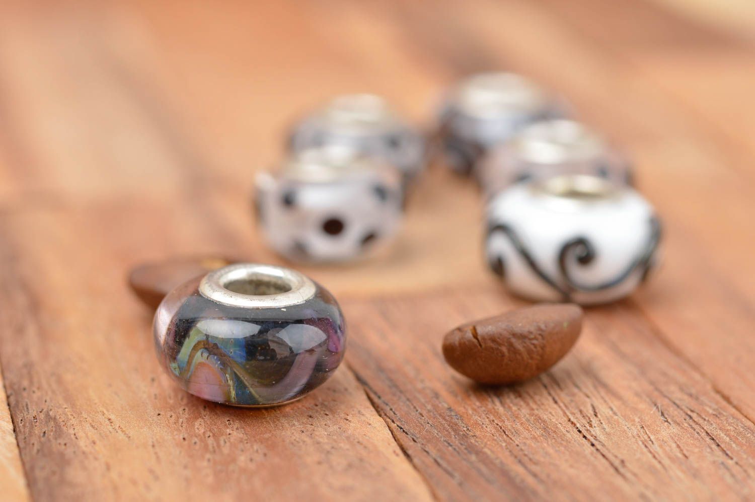 Beautiful handmade glass bead glass art jewelry making supplies glass beads photo 1