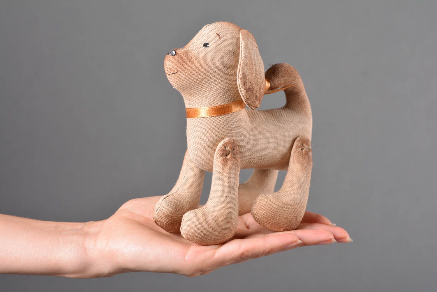 Handmade Kleinkinder Spielzeug Geschenk für Kinder Haus Deko Hund schön lustig foto 3