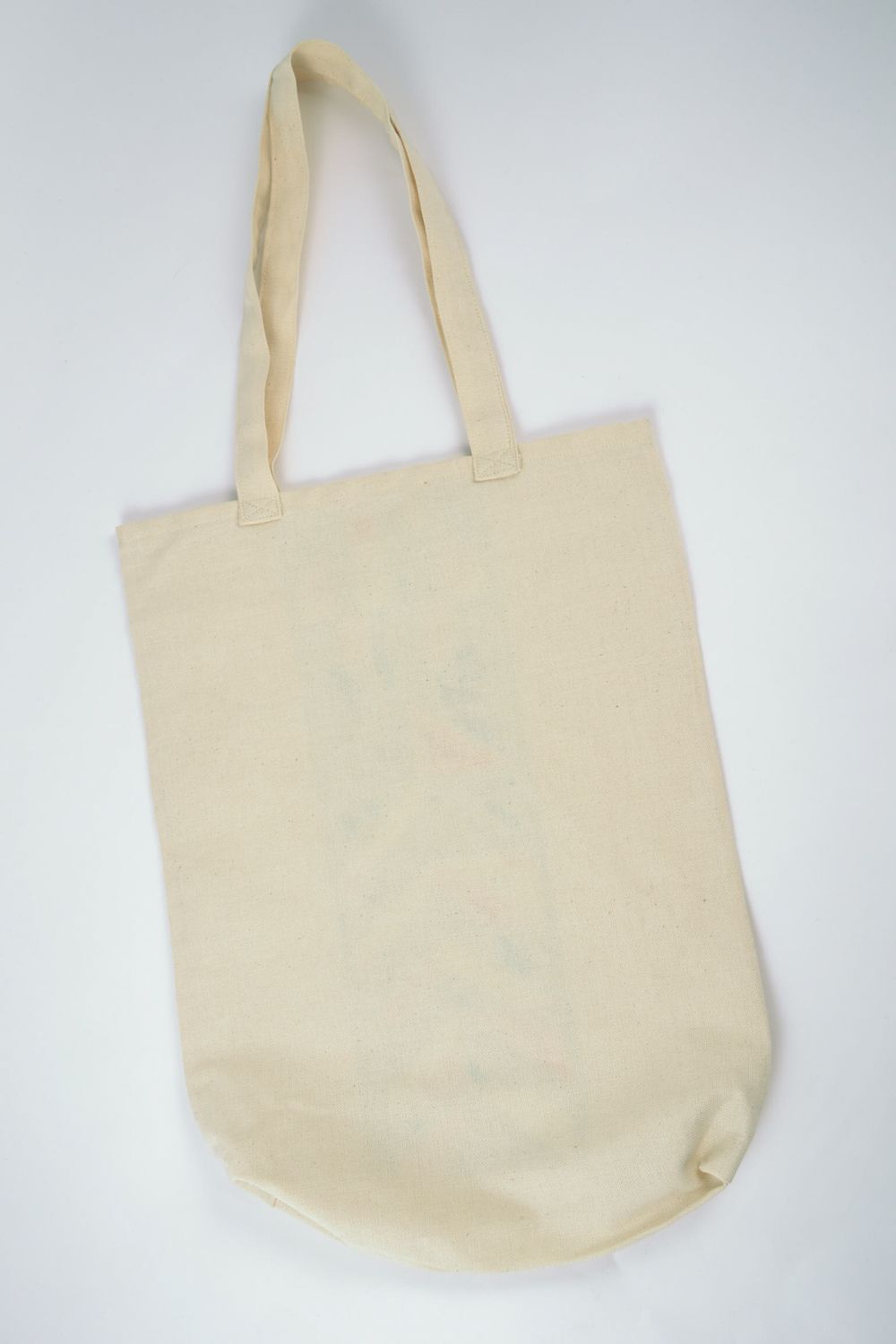Текстильная сумка из конопляной ткани с геометрическим рисунком фото 3