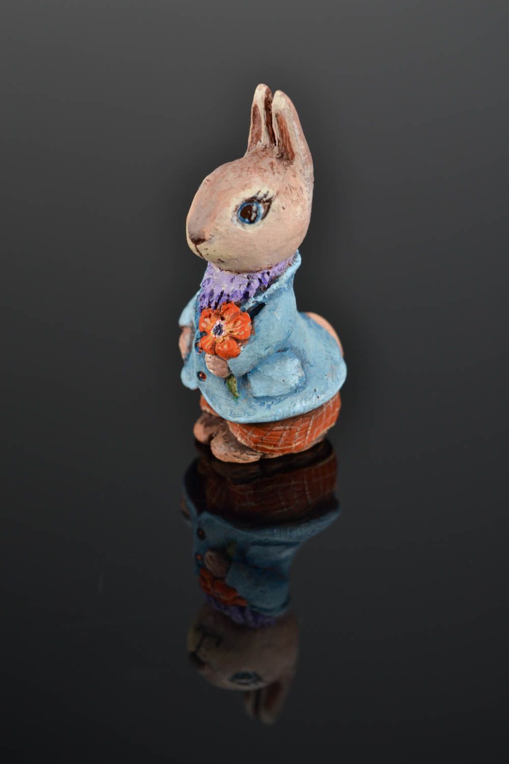 Figurine miniature Lapin faite main photo 1