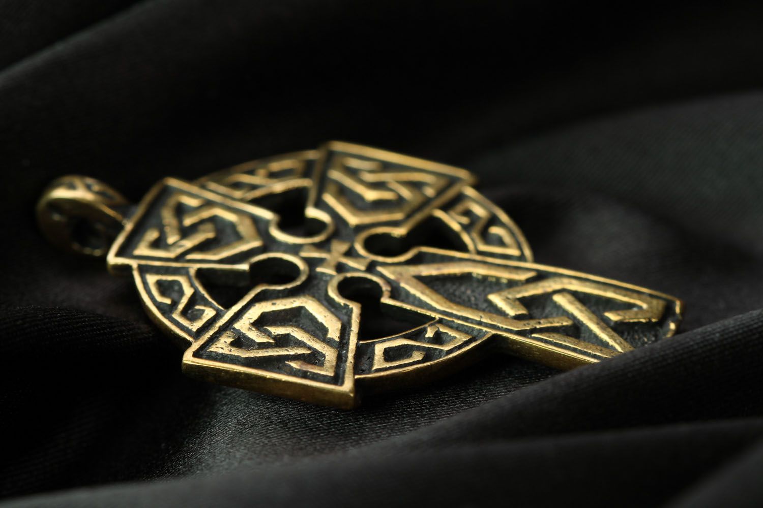 Подвеска из бронзы Кельтский крест  фото 2