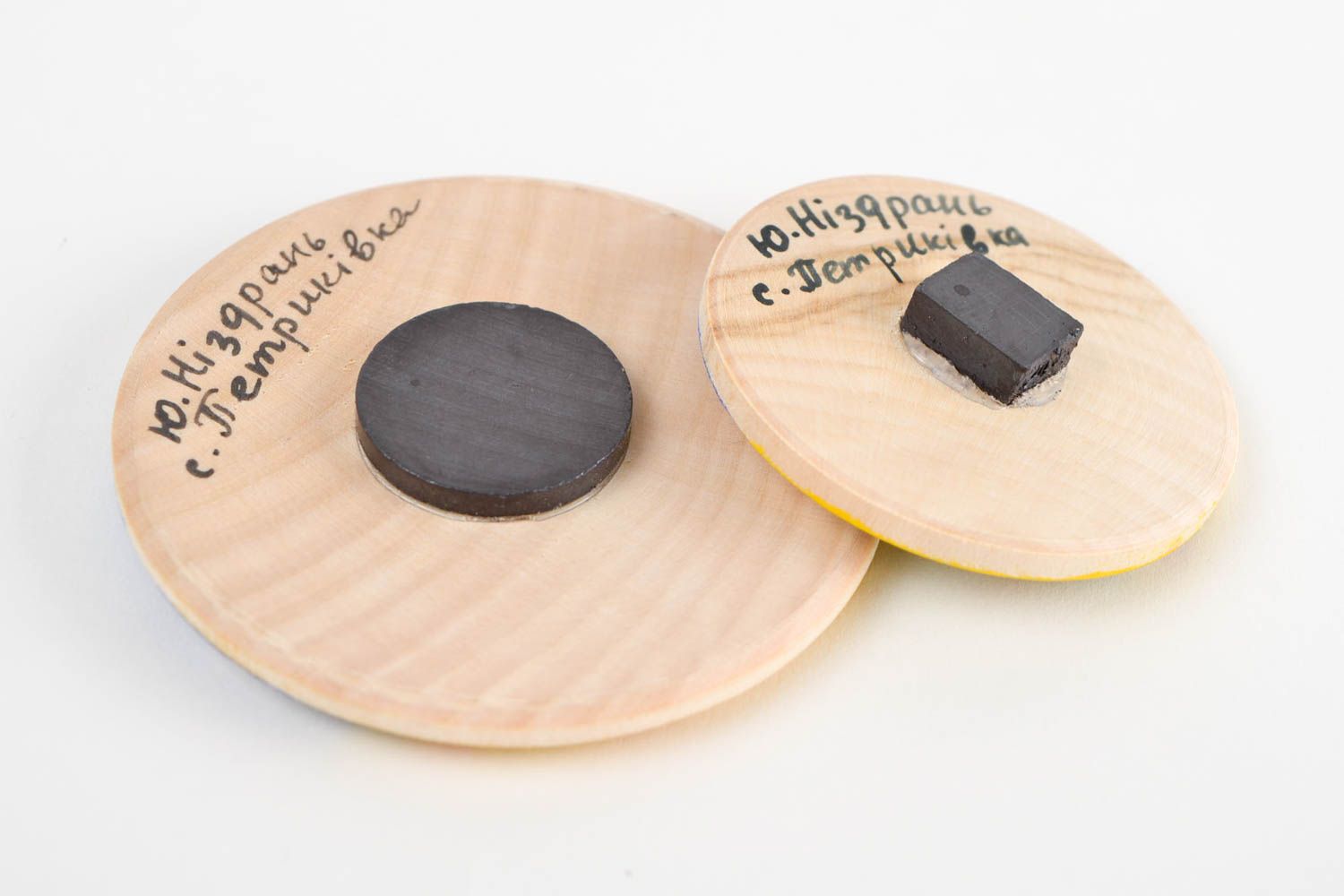 Kühlschrank Magnete handgemachte Holz Souvenirs Set Deko Ideen Küche 2 Stück foto 5