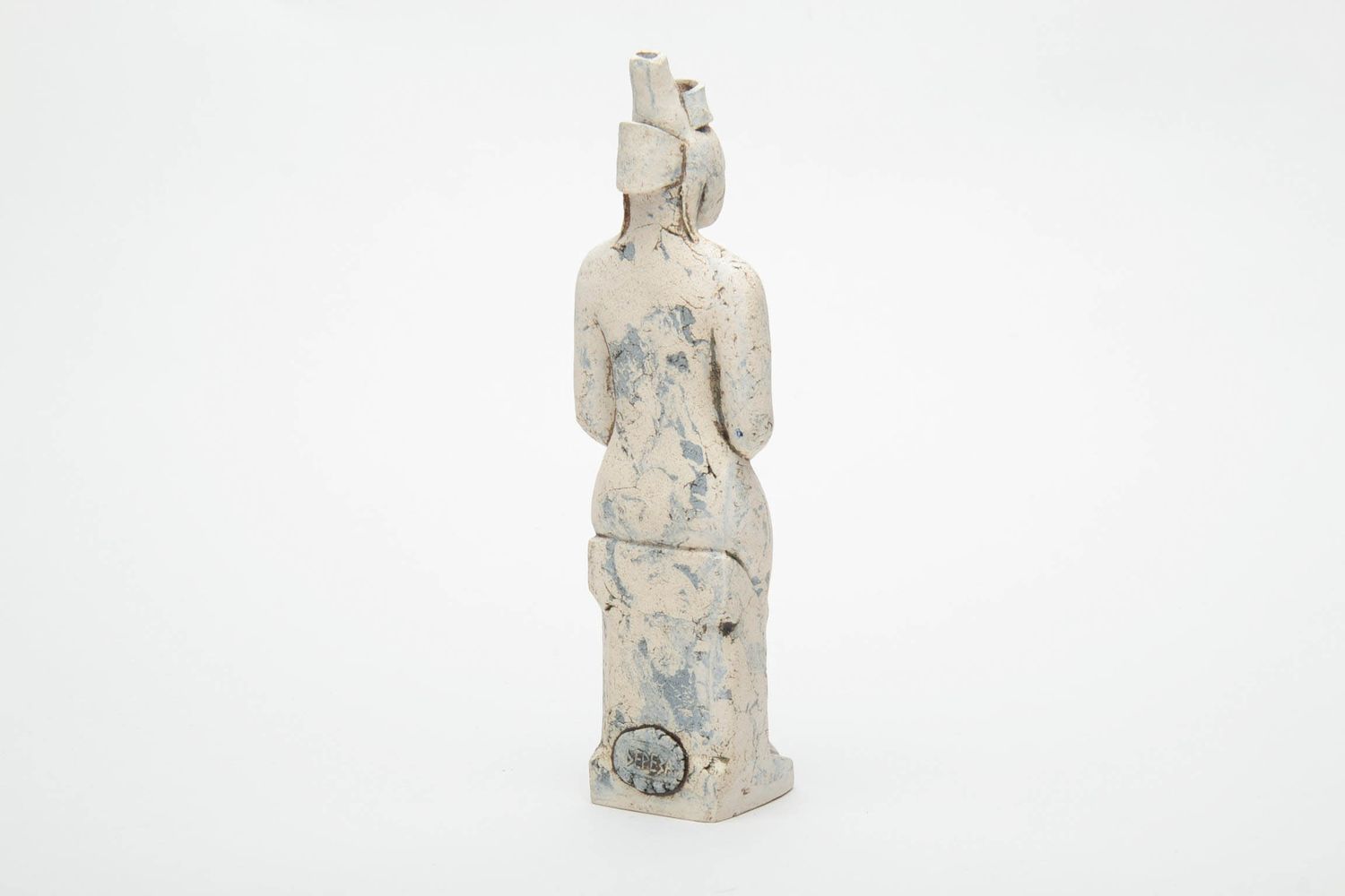 Figurine céramique sifflet Divinité antique  photo 3