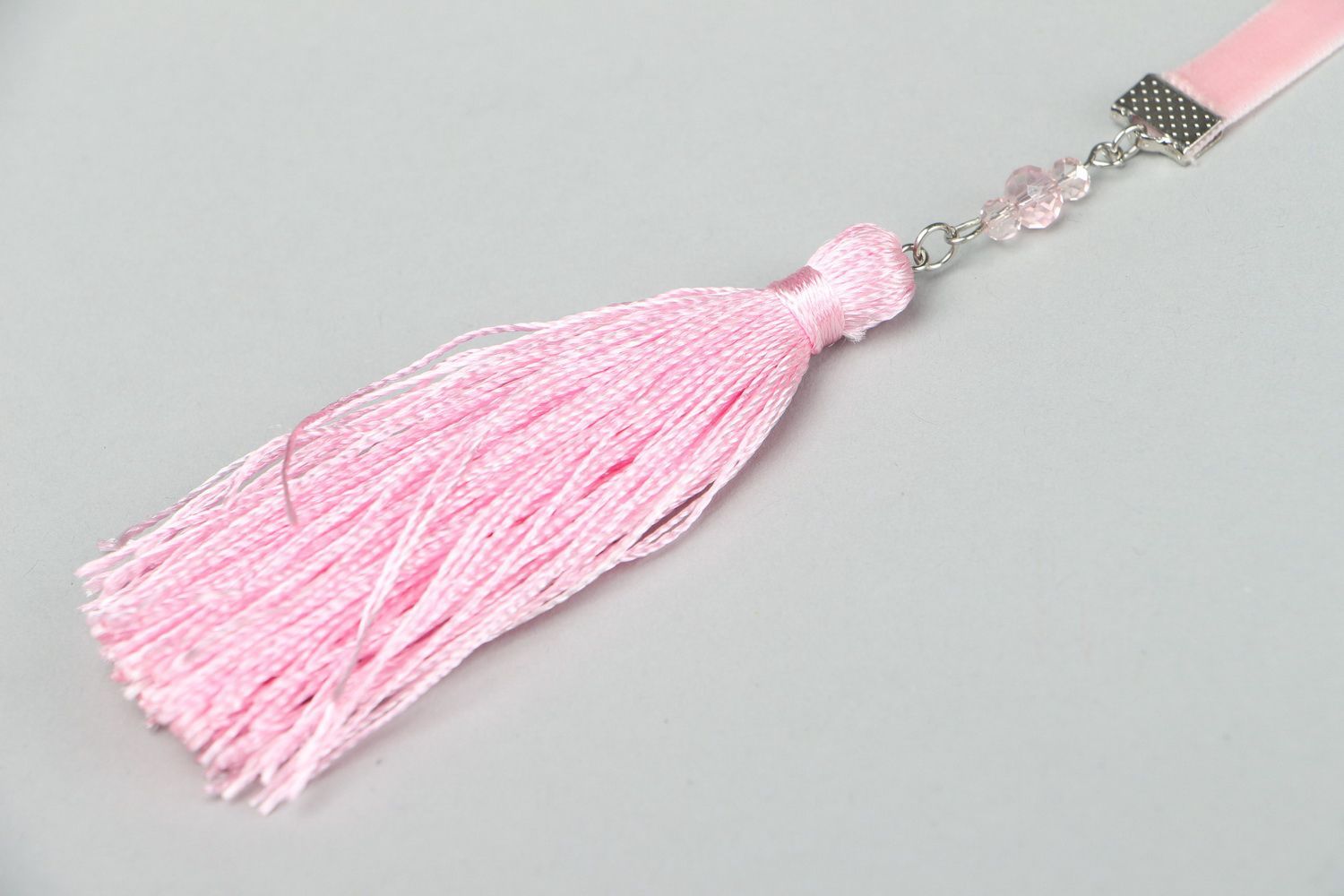 Bookmark with tassel for a book photo 3