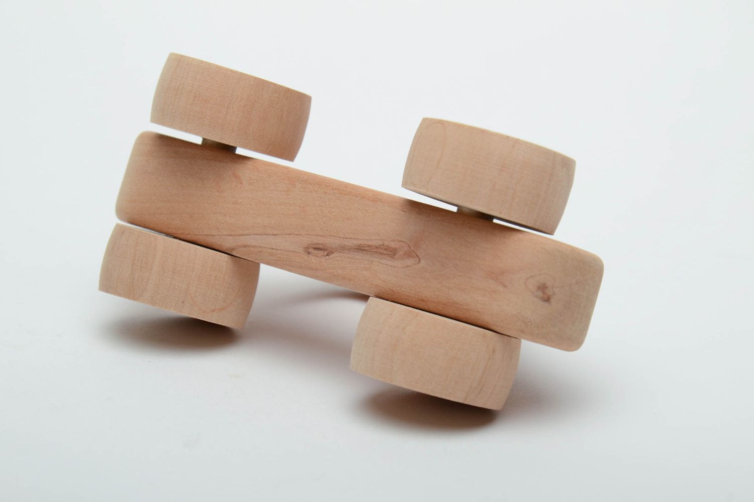 Wooden wheeled toy car for children photo 4