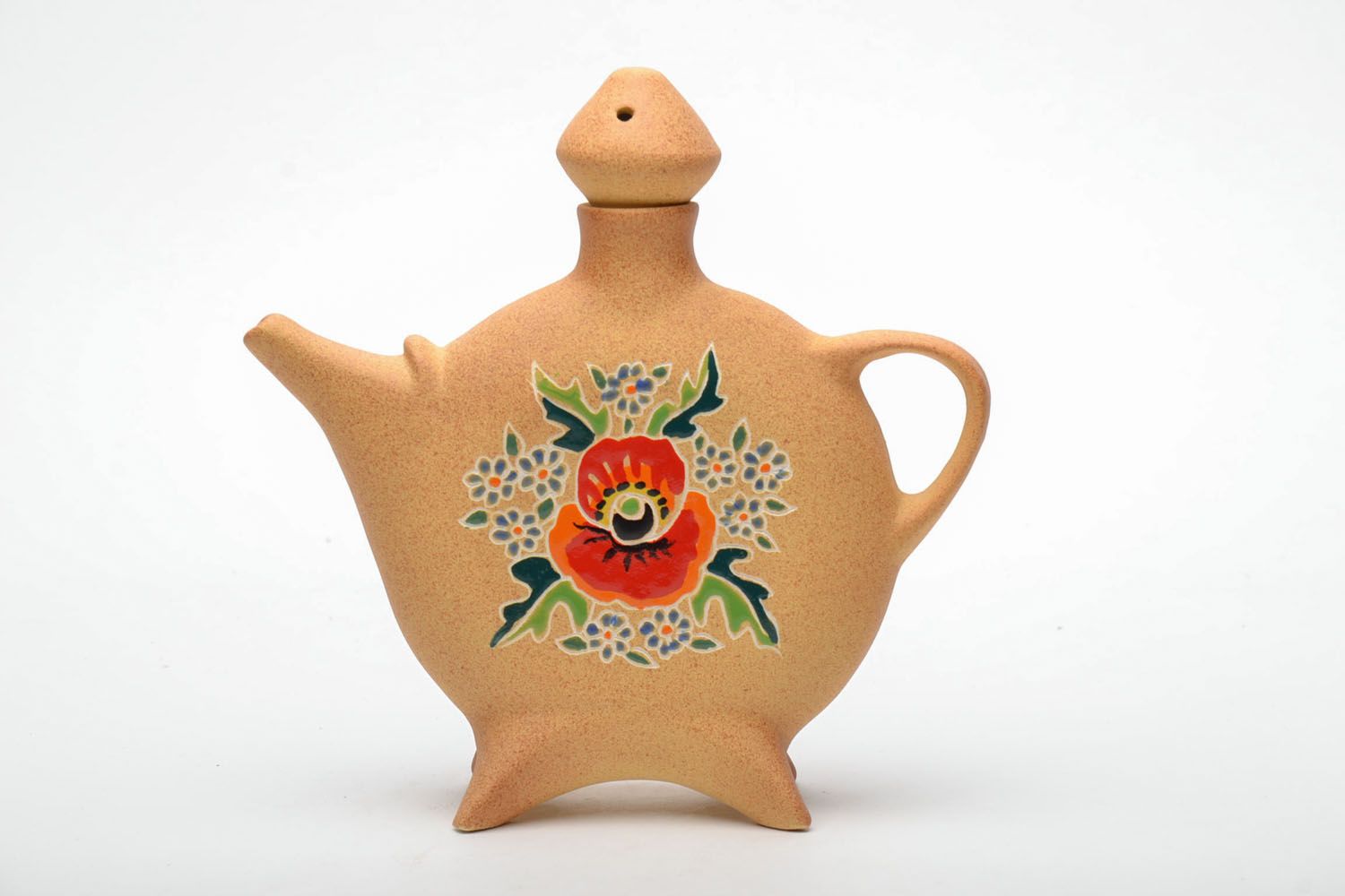 Ceramic teapot with lid photo 2