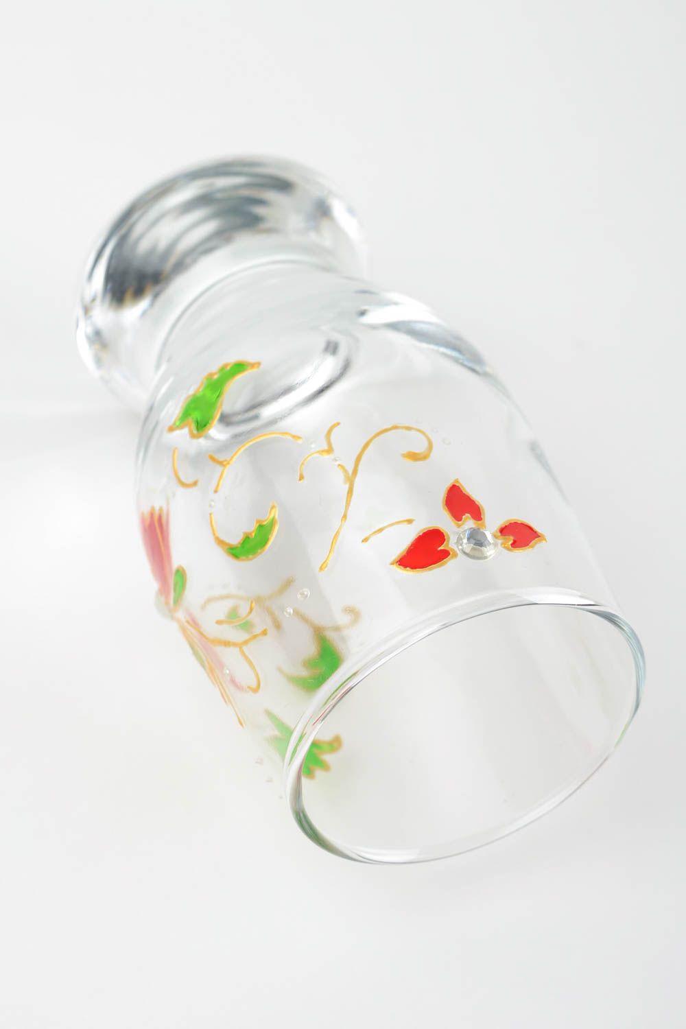 Verzierte Gläser handgemachtes Geschirr Gläser mit Muster handgemachte Gläser  foto 5