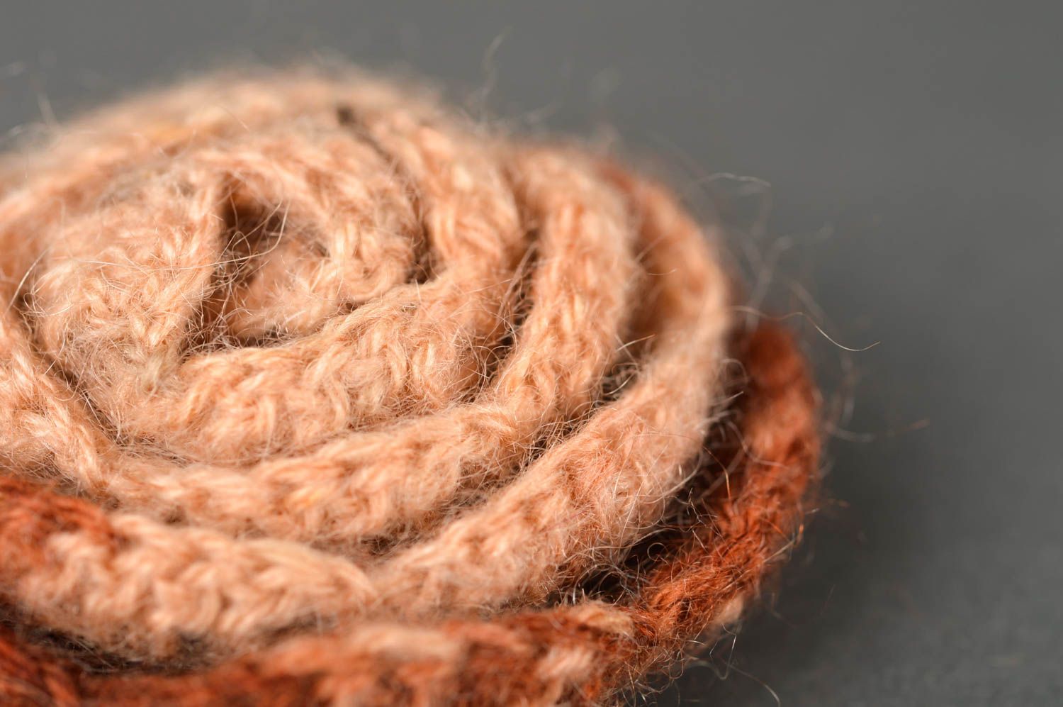 Unusual handmade crochet scrunchie hair tie for kids designer hair accessories photo 3