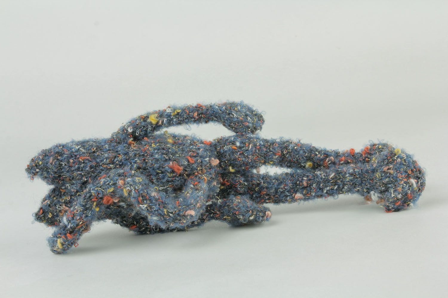 Designer crochet toy Gray Cat photo 4