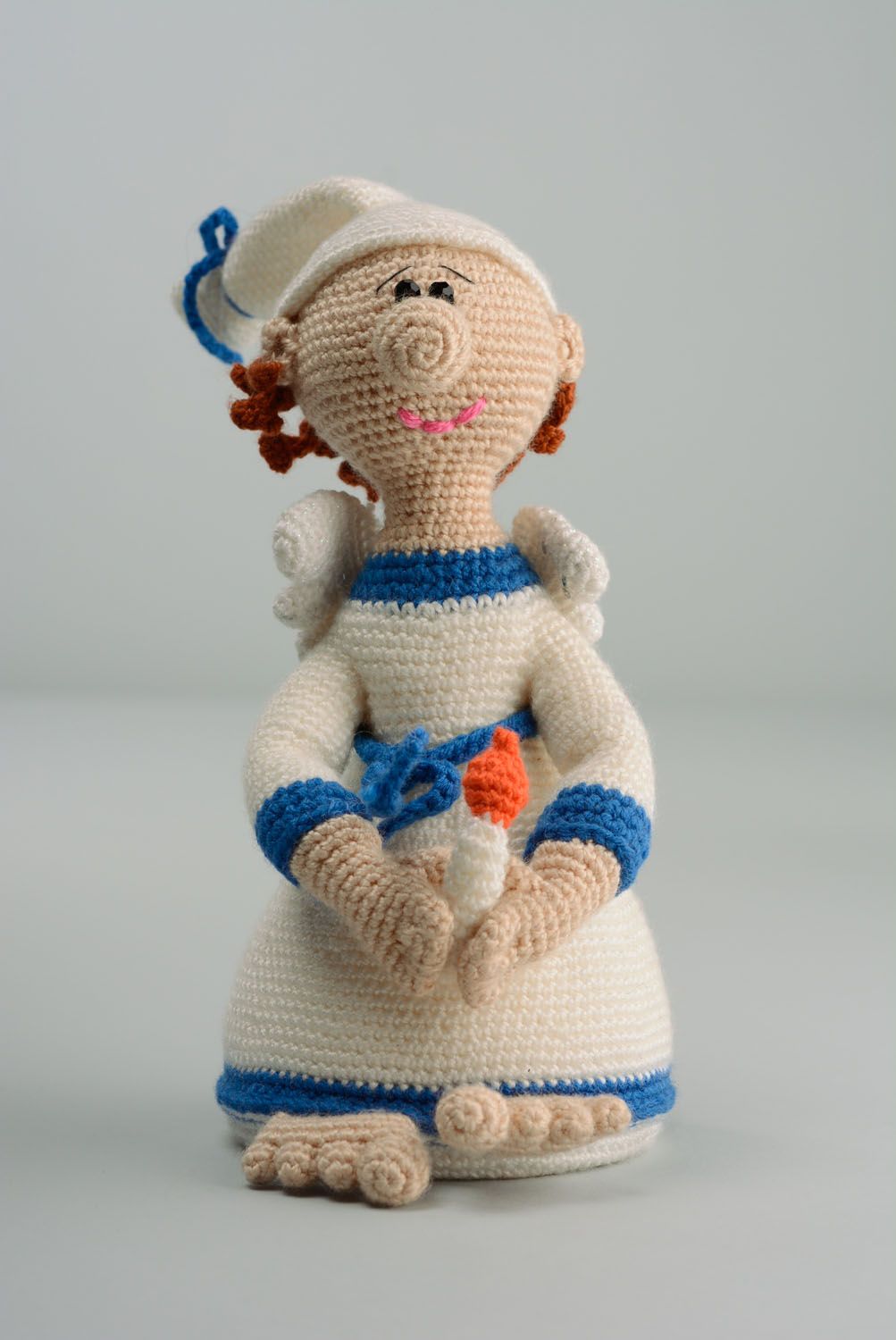 Homemade crochet toy Christmas Angel photo 1