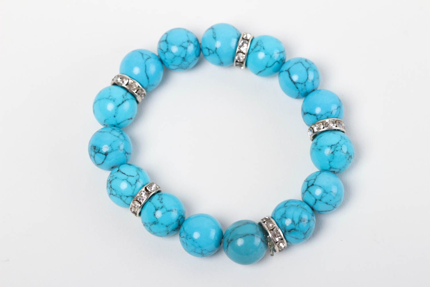 Hand-woven bracelet handmade turquoise bracelet designer jewelry for women photo 2