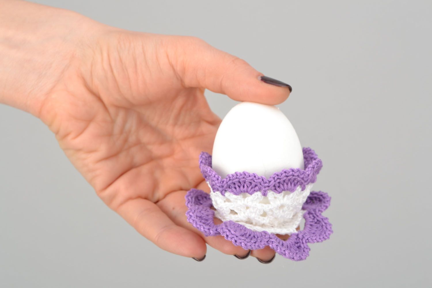 Crochet holder for Easter egg photo 2