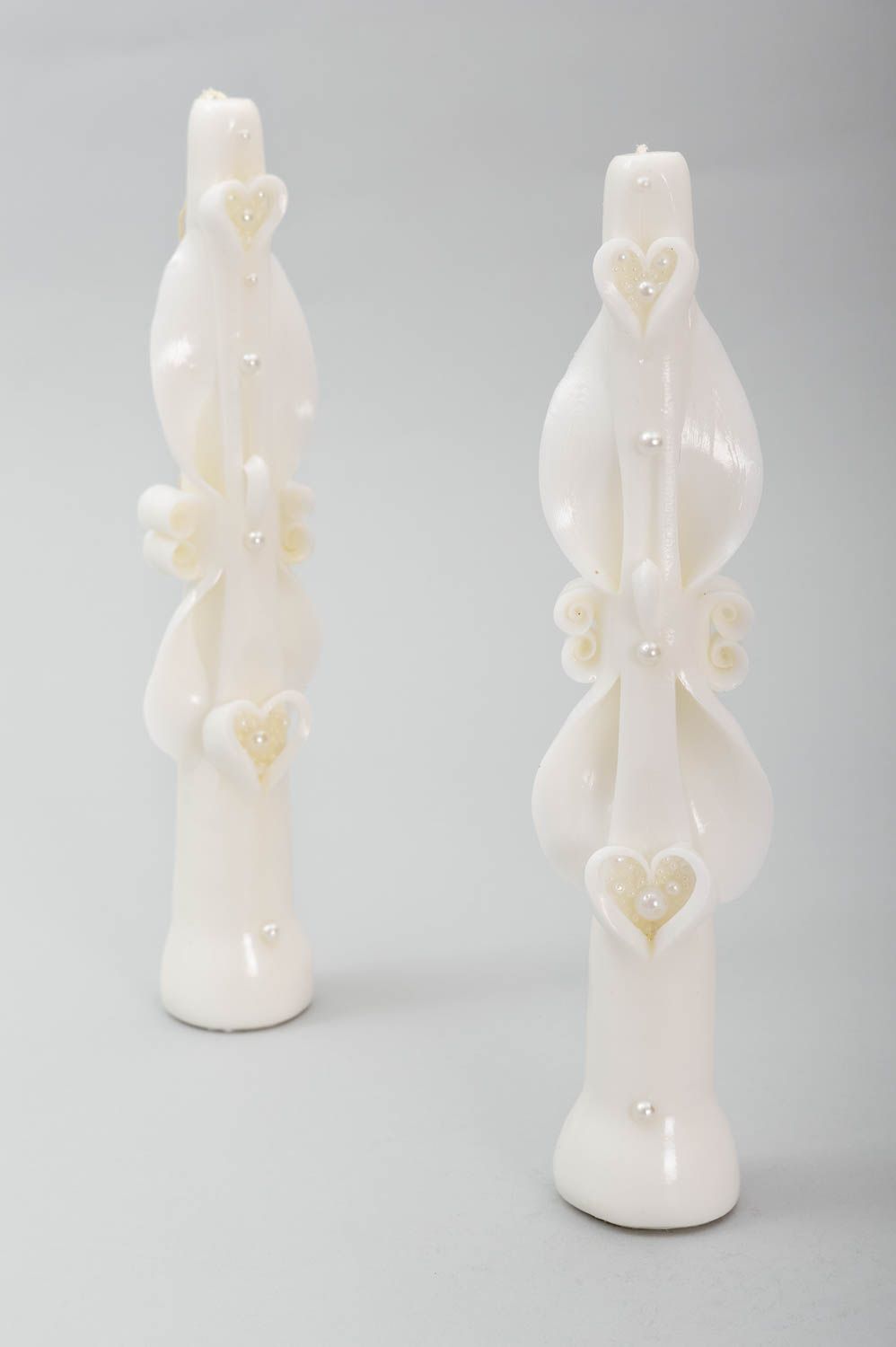 Velas de parafina artesanales elementos decorativos para boda regalo original foto 2