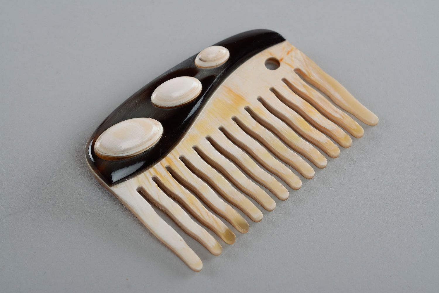 Comb made of horn photo 4