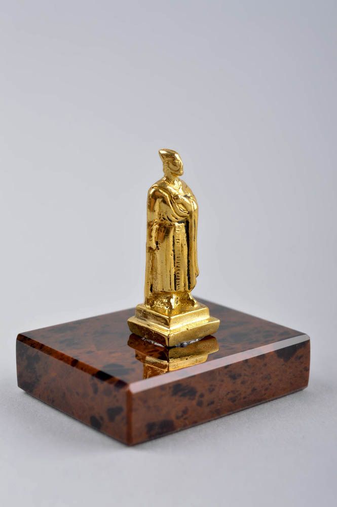 Handmade Messing Figur Dekoration für Tisch Dekofigur aus Metall Geschenk Idee foto 2