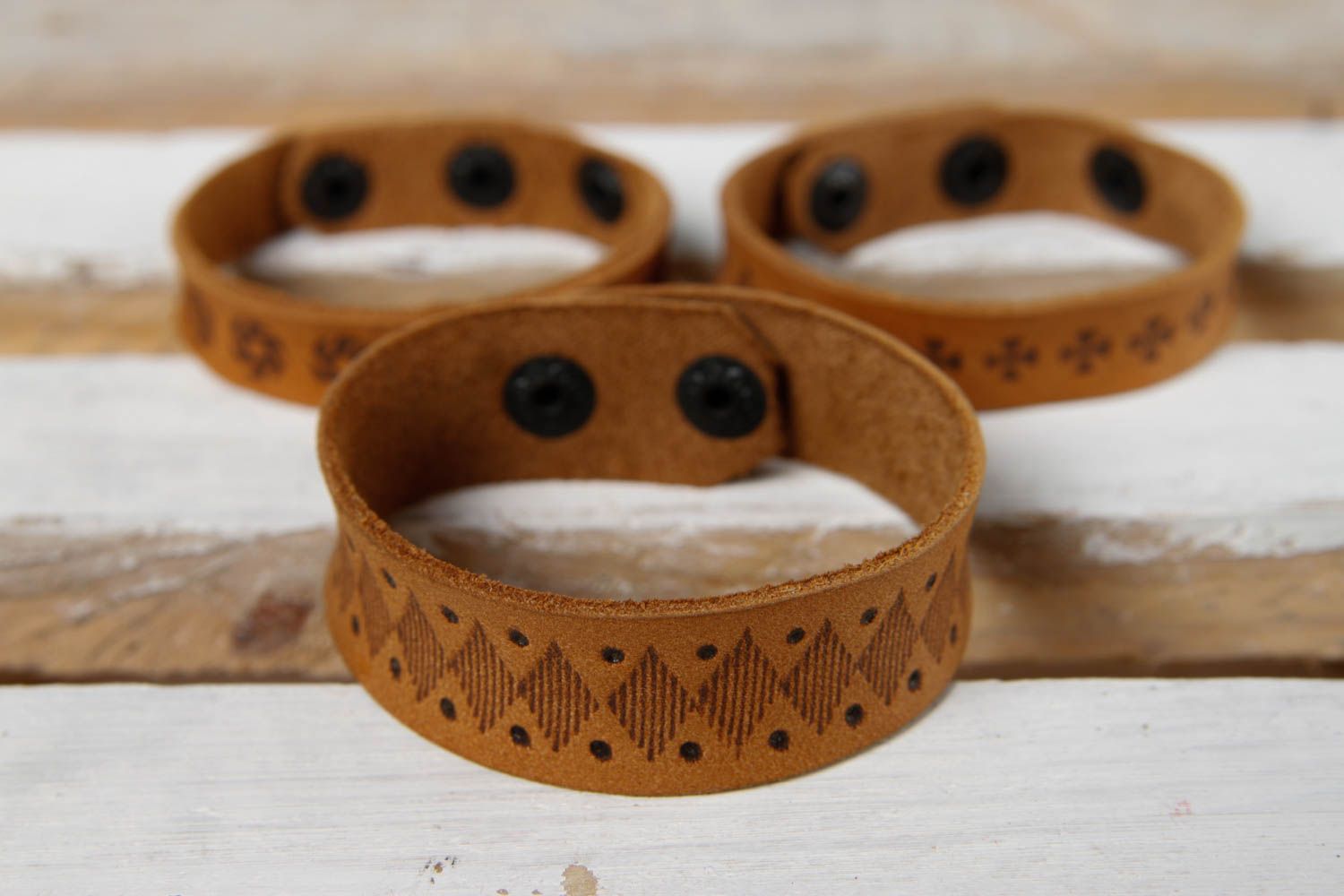 Personalized leather bracelets from childrens drawings | tasarim takarim  designed by kids