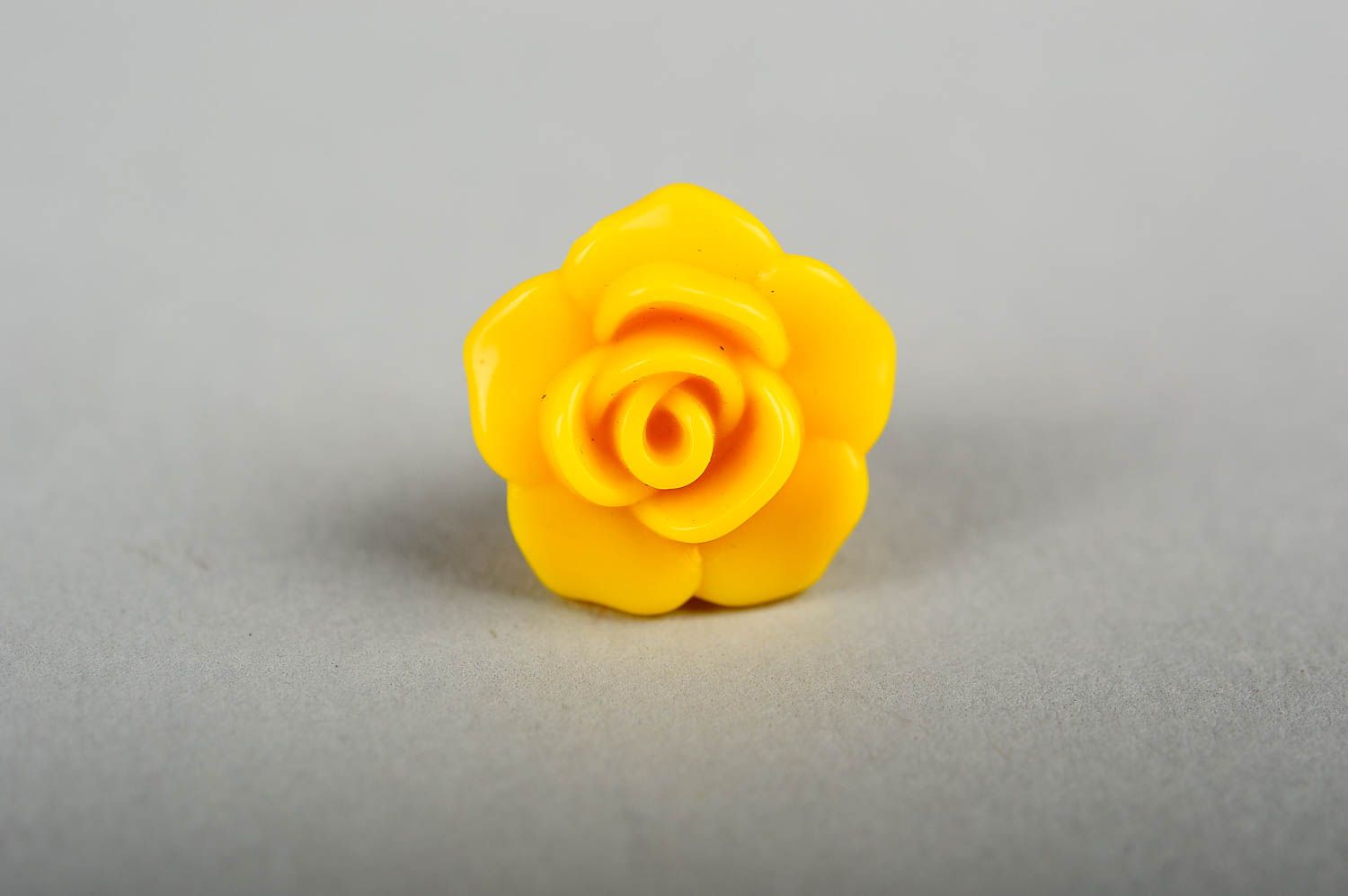 Yellow flower earrings handmade stud earrings designer elegant jewelry photo 4