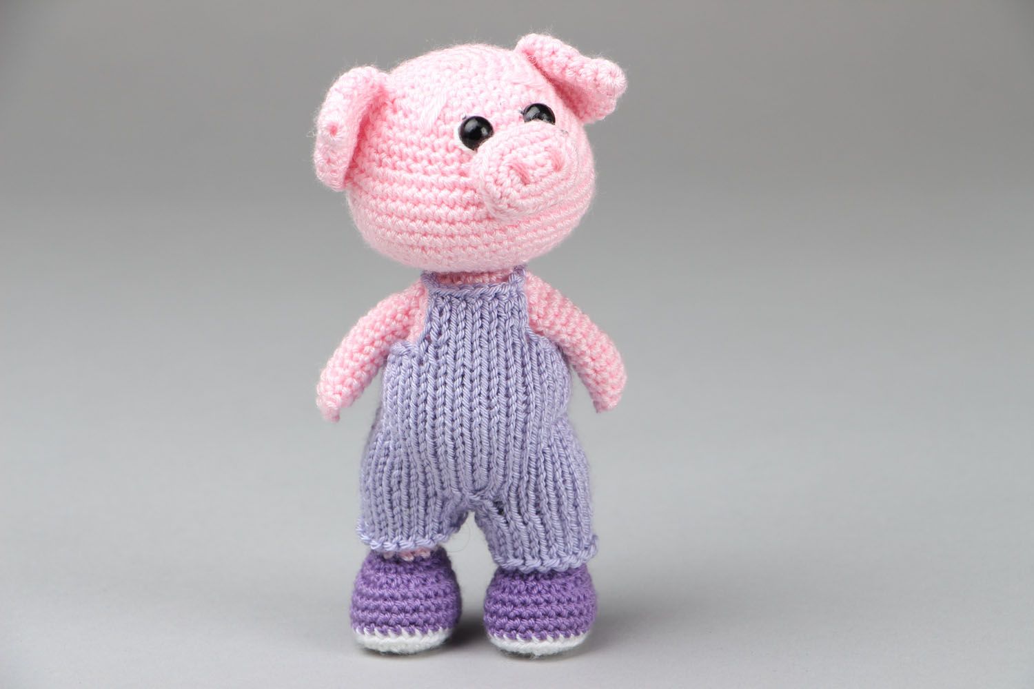 Crochet toy Pig photo 1