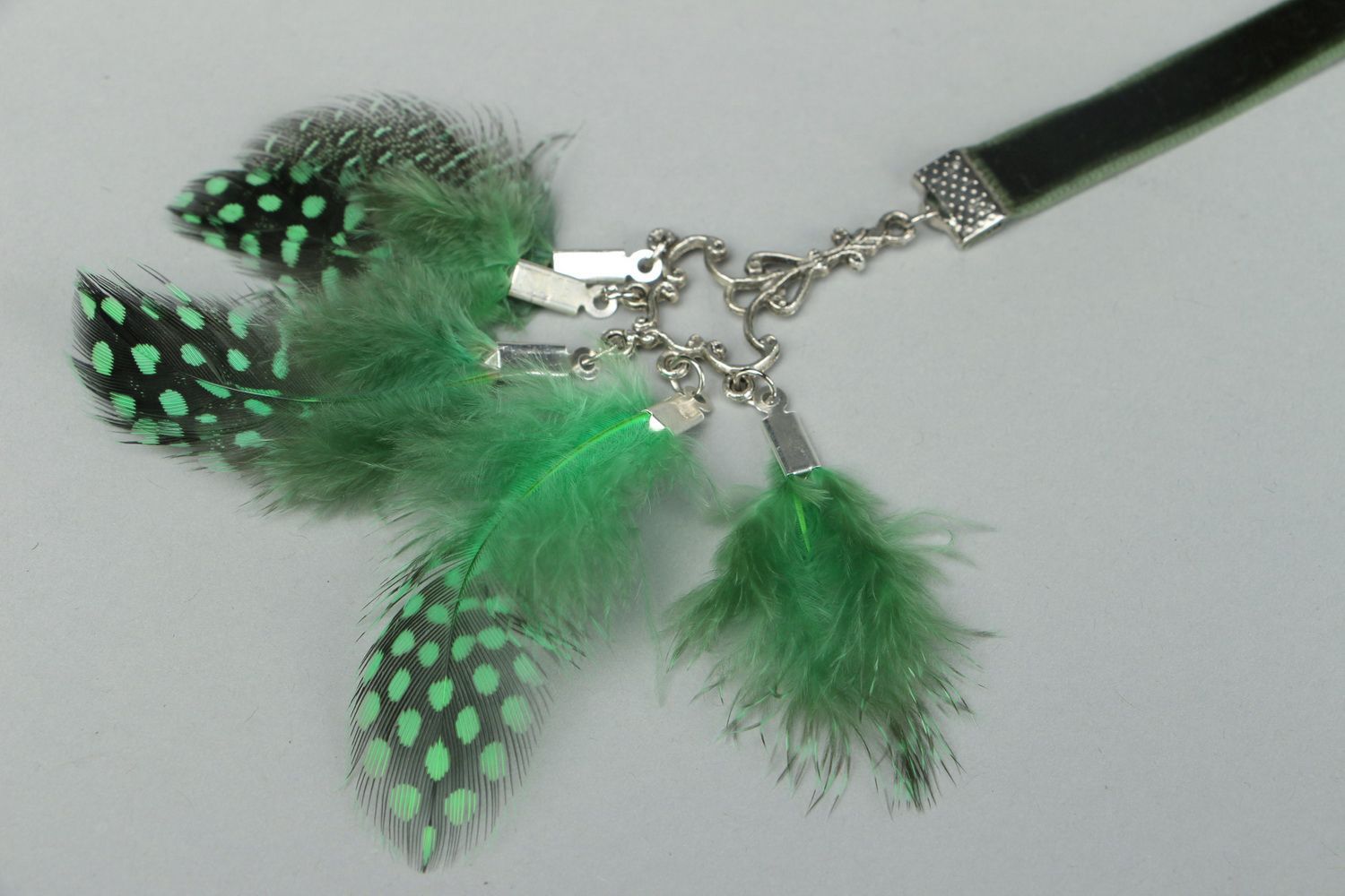 Bookmark with feathers photo 4