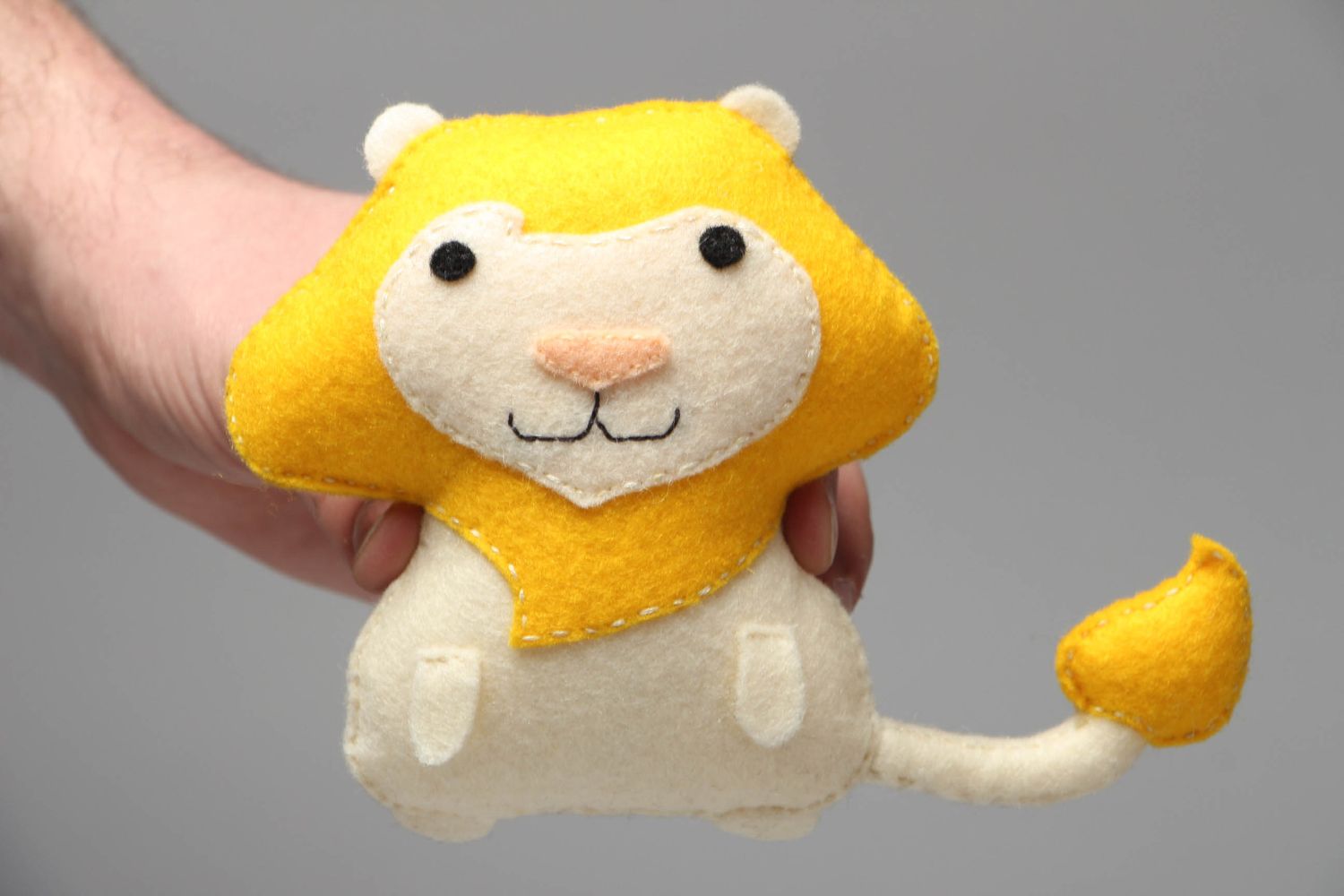 Handmade soft toy Lion photo 4