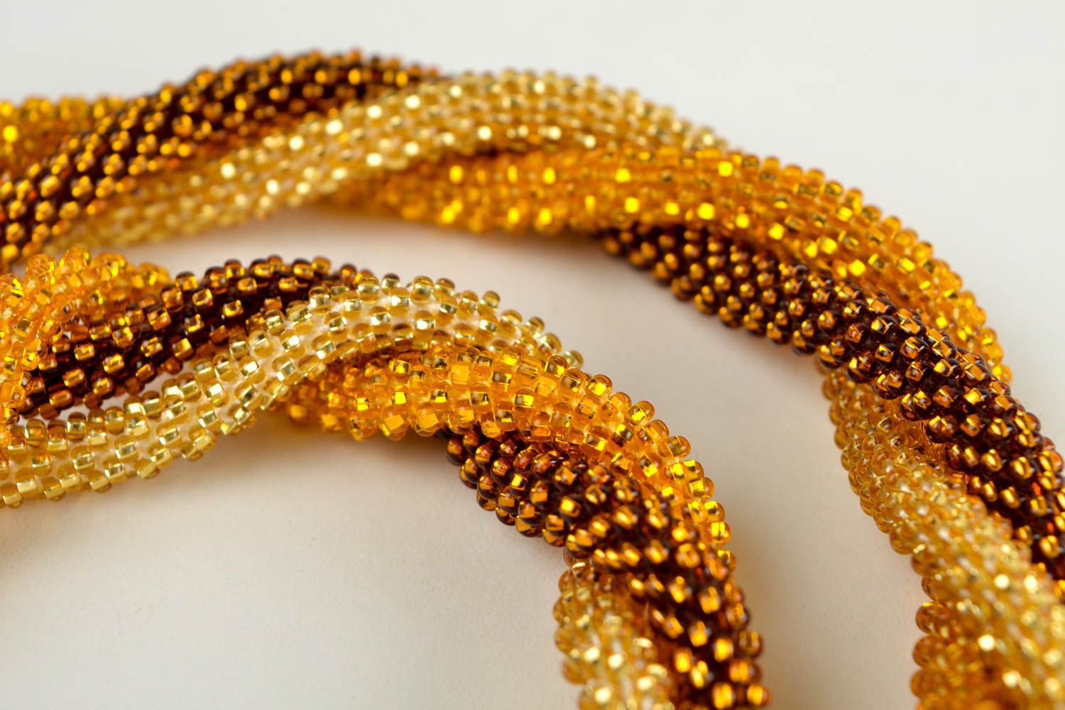Collier spirale Bijoux faits main Bracelet fantaisie couleur d'or Cadeau femme photo 4