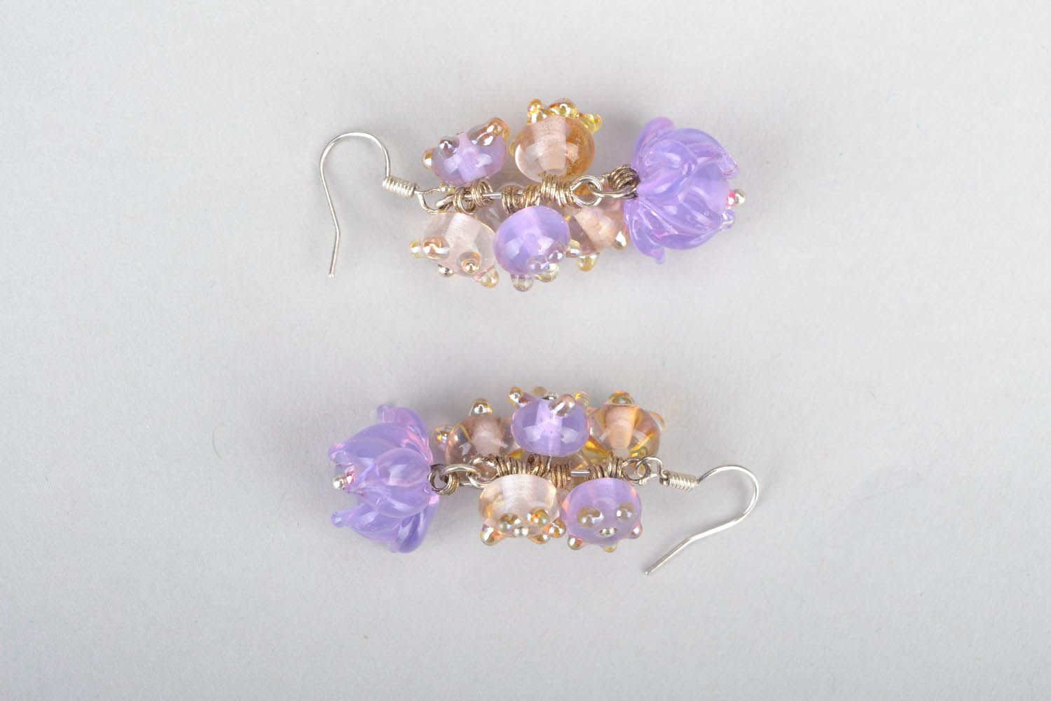 Earrings Lilac photo 3