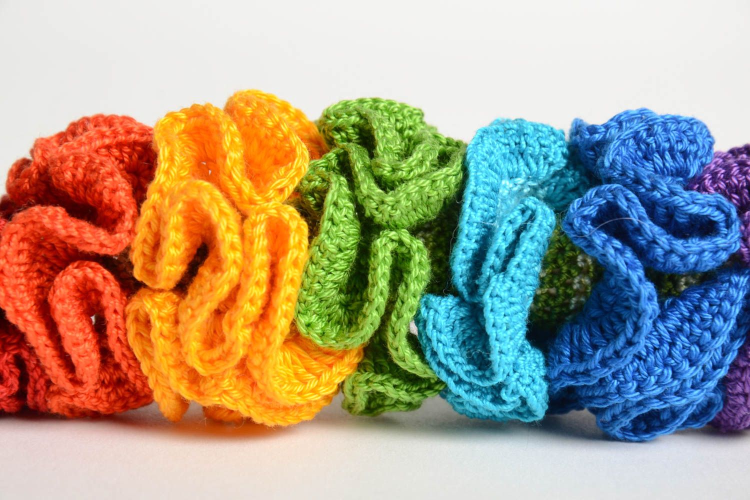 Bright handmade crochet ball necklace babywearing necklace designs gift ideas photo 3
