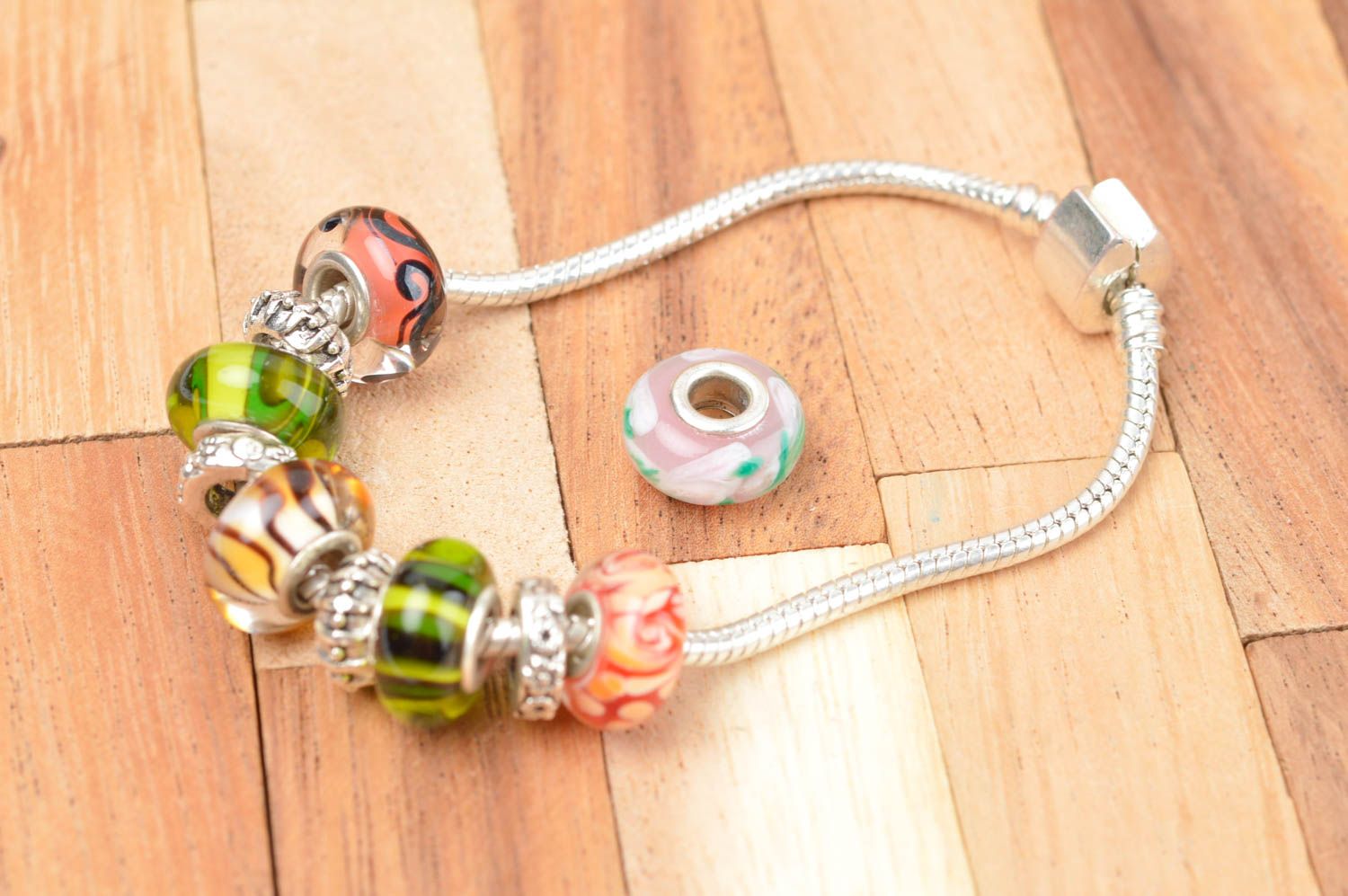 Beautiful handmade glass bead craft supplies art materials lampwork ideas photo 4