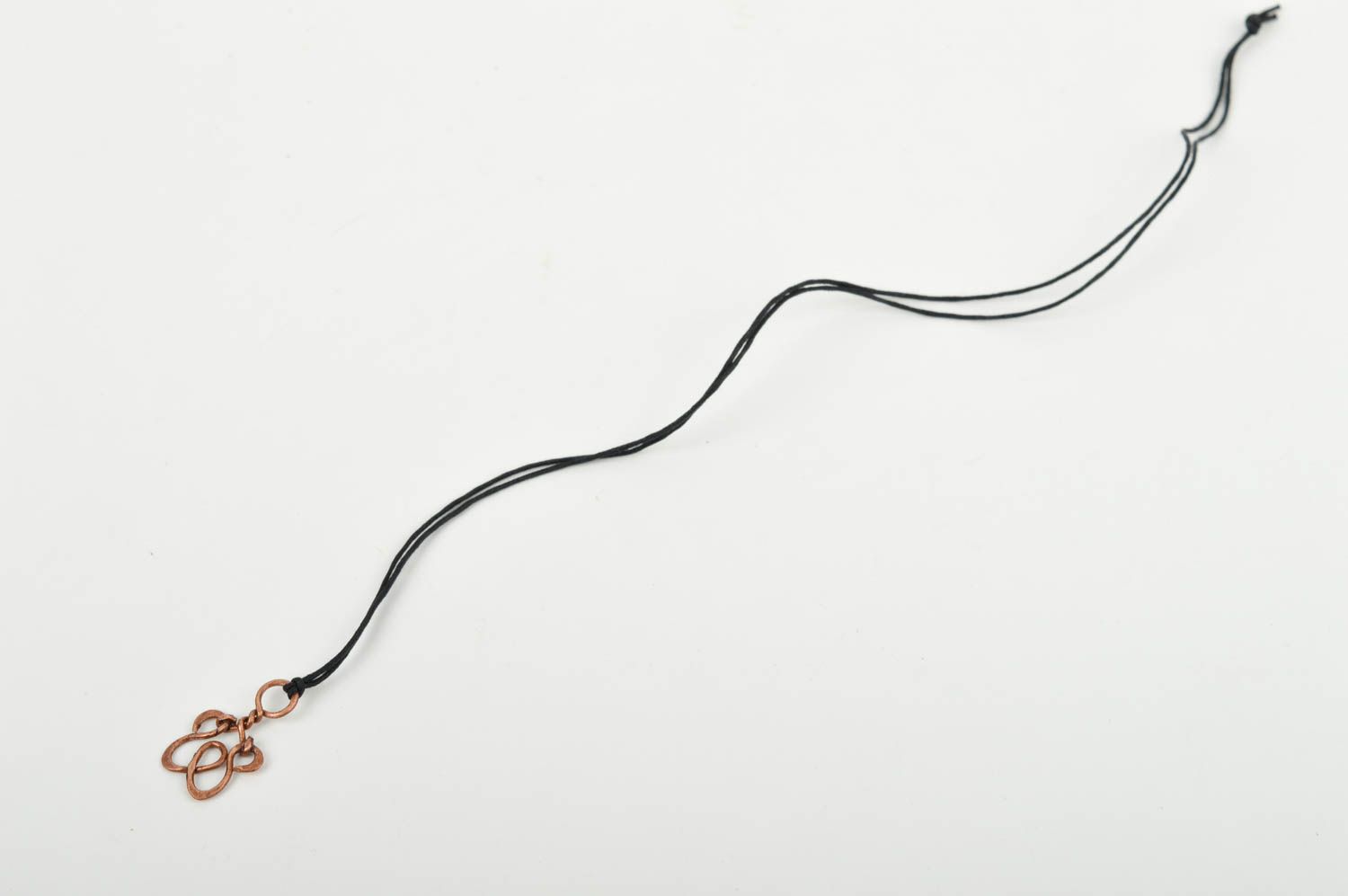 Handmade metal accessory openwork designer pendant stylish copper pendant photo 3