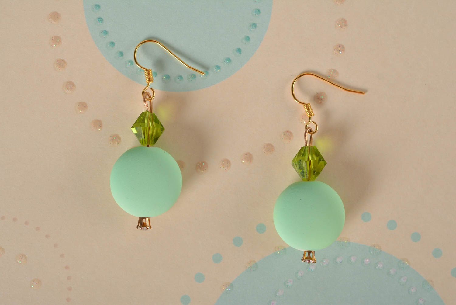 Stone jewelry designer earrings homemade jewelry fashion accessories gift ideas photo 1