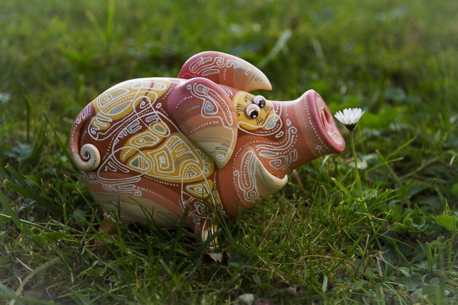 Ceramic figurine Pig photo 1