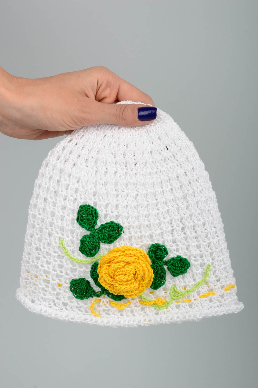 Stylish handmade crochet hat cute hats baby hat design accessories for girls photo 2