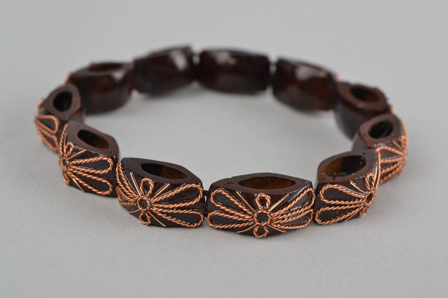 Stylish handmade botanical bracelet homemade jewelry for women gifts for her photo 1