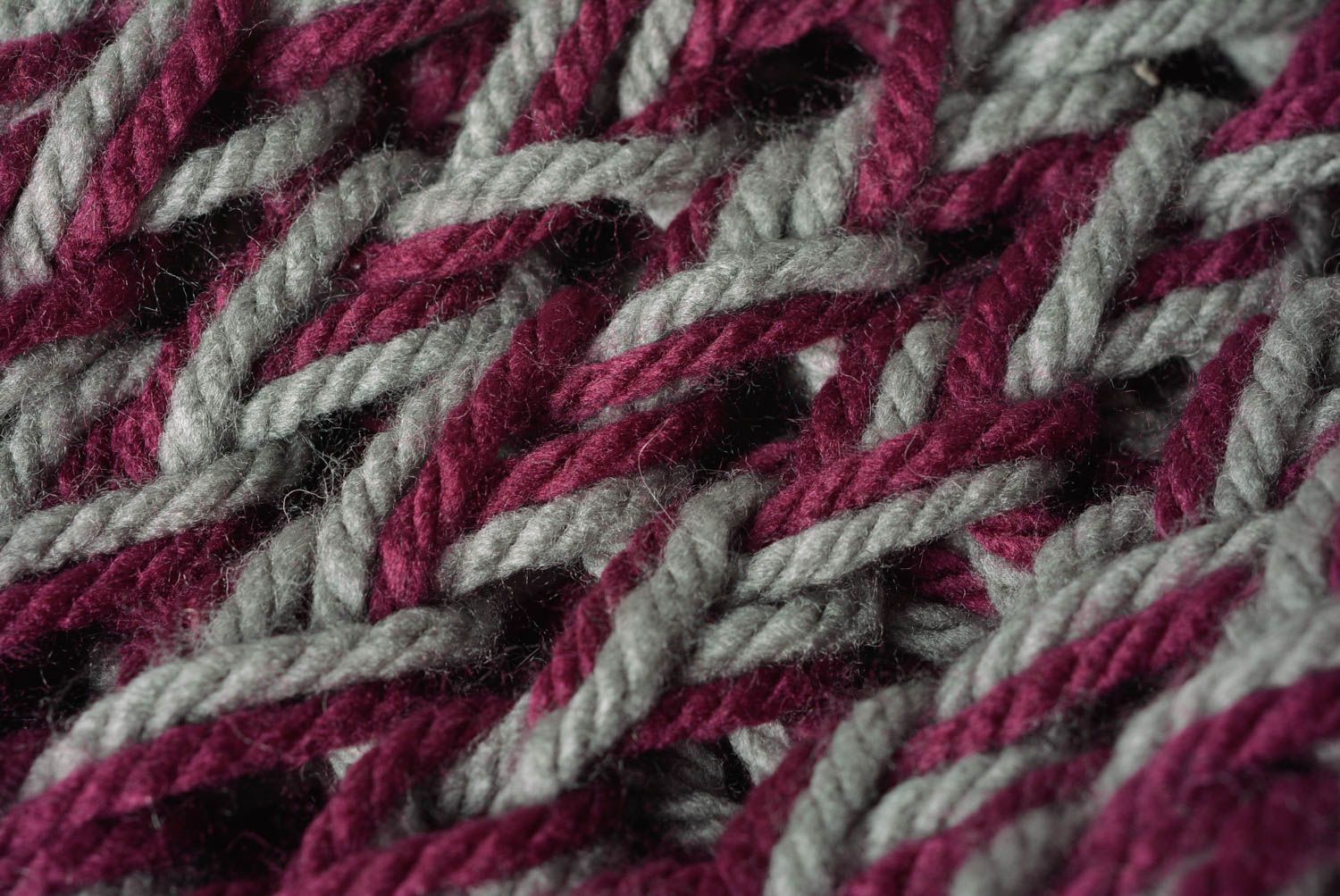 Longue écharpe tricotée au crochet chaude faite main acrylique originale snood photo 2
