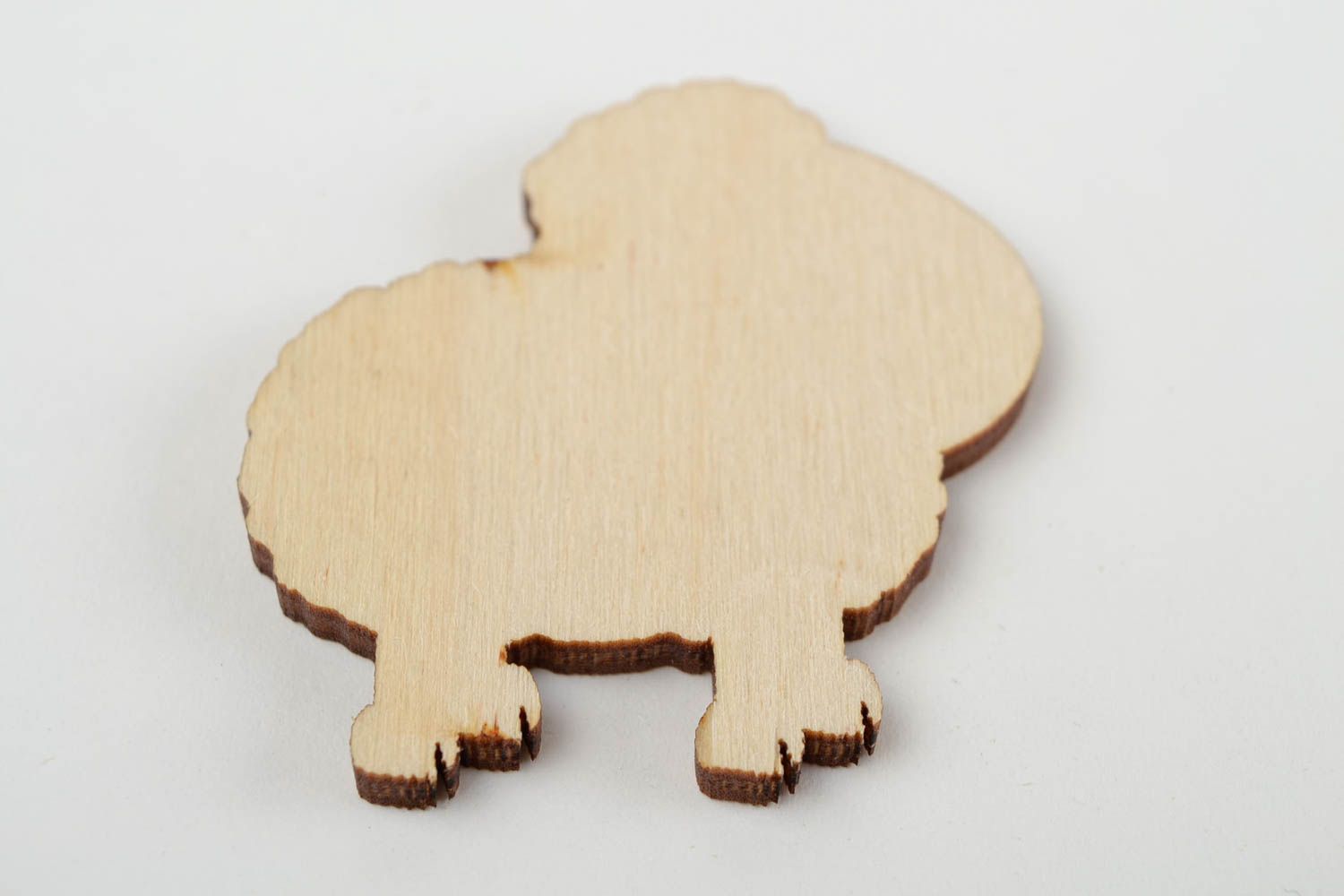 Handmade Figur zum Bemalen Holz Rohling Miniatur Figur Schaf hübsch schön toll foto 5