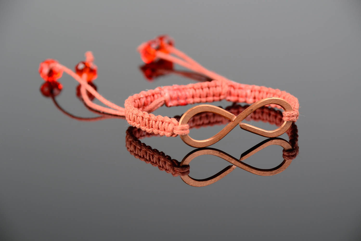 Bracelet made of copper wire Infinity photo 1